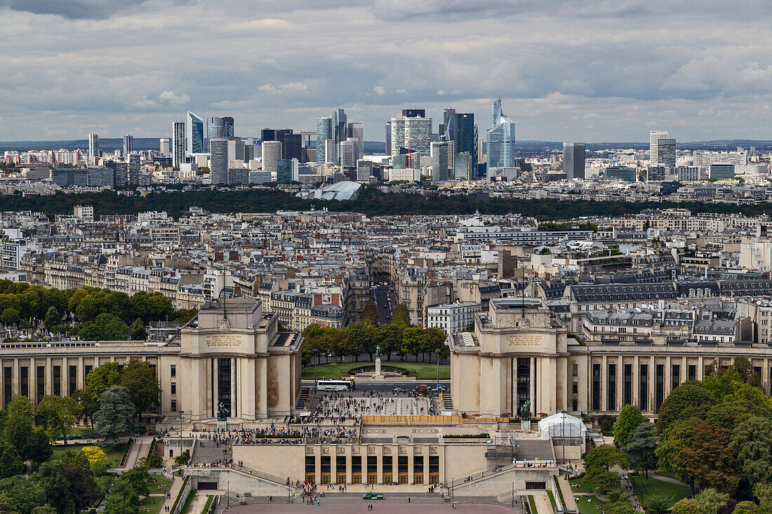 Paris, France, Europe. Eiffel Tower, Skyline of Paris