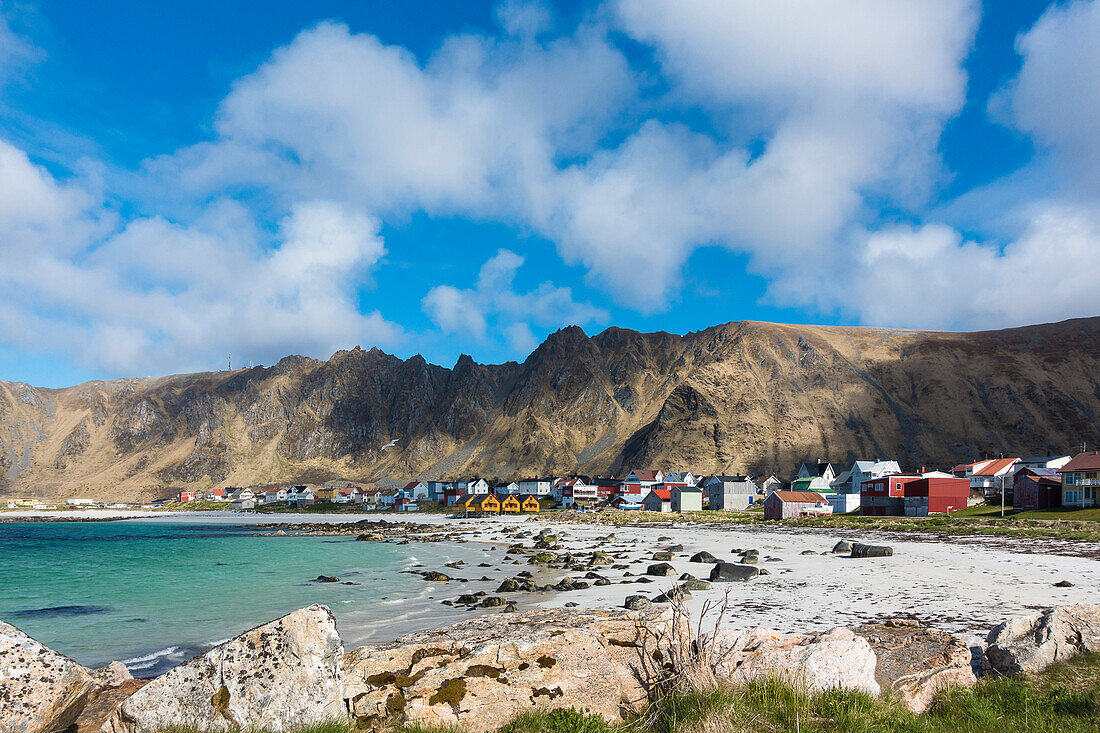 the village of Bleik, Andoya, Vesteralen Islands, Norway