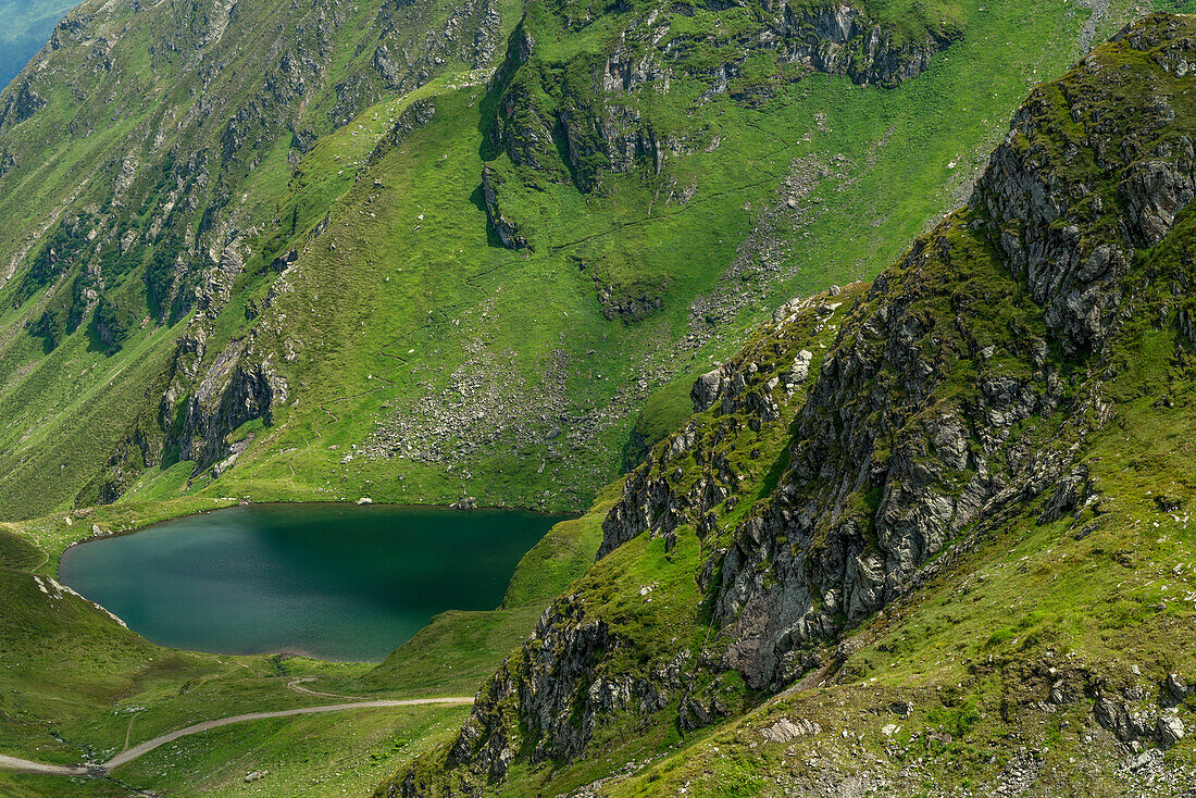 Schwarzsee, Hochjoch, Verwall, Montafon, Bezirk Bludenz, Vorarlberg, Österreich, Europa