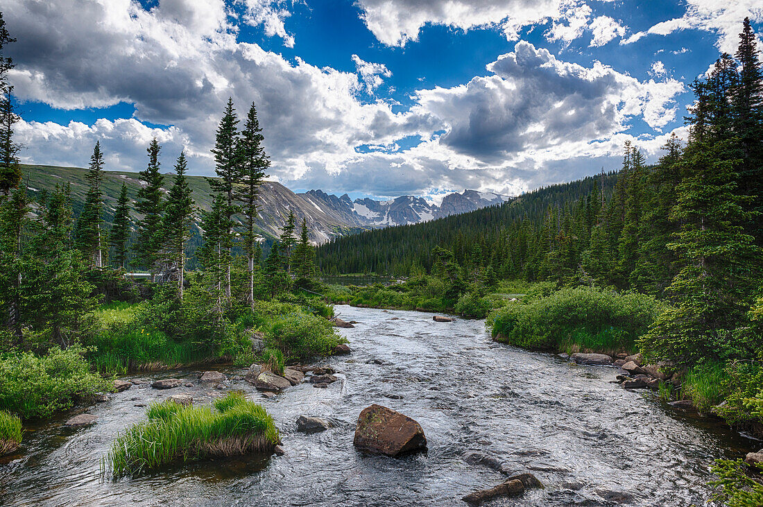 South Saint Vrain Creek, Brainard Lake Recreational Area, Colorado, USA