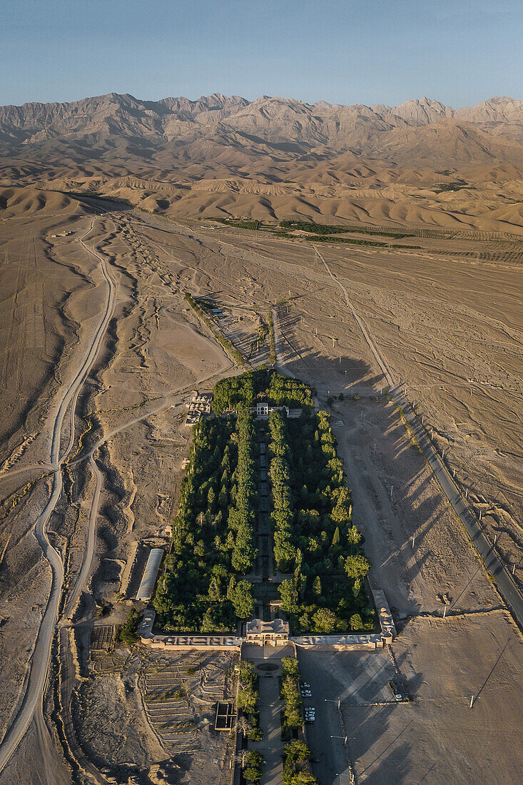 Shazdeh garden in Lut desert, Iran, Asia