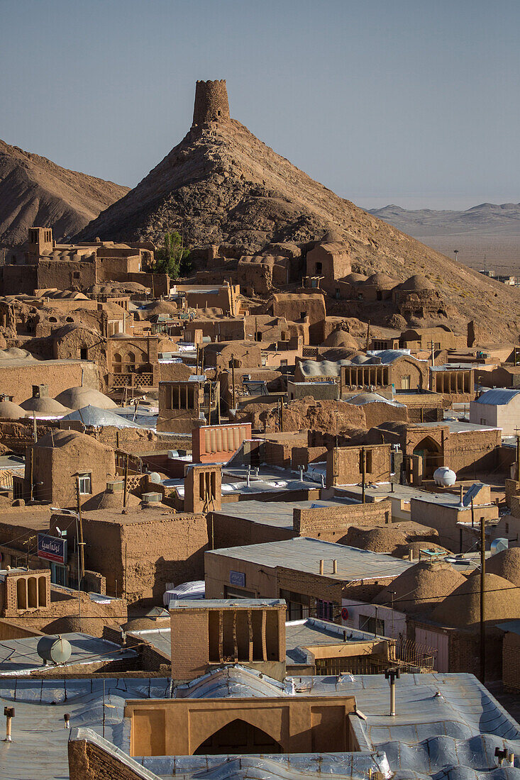 Bergbaustadt Anarak in der Wüste Kavir, Iran, Asien