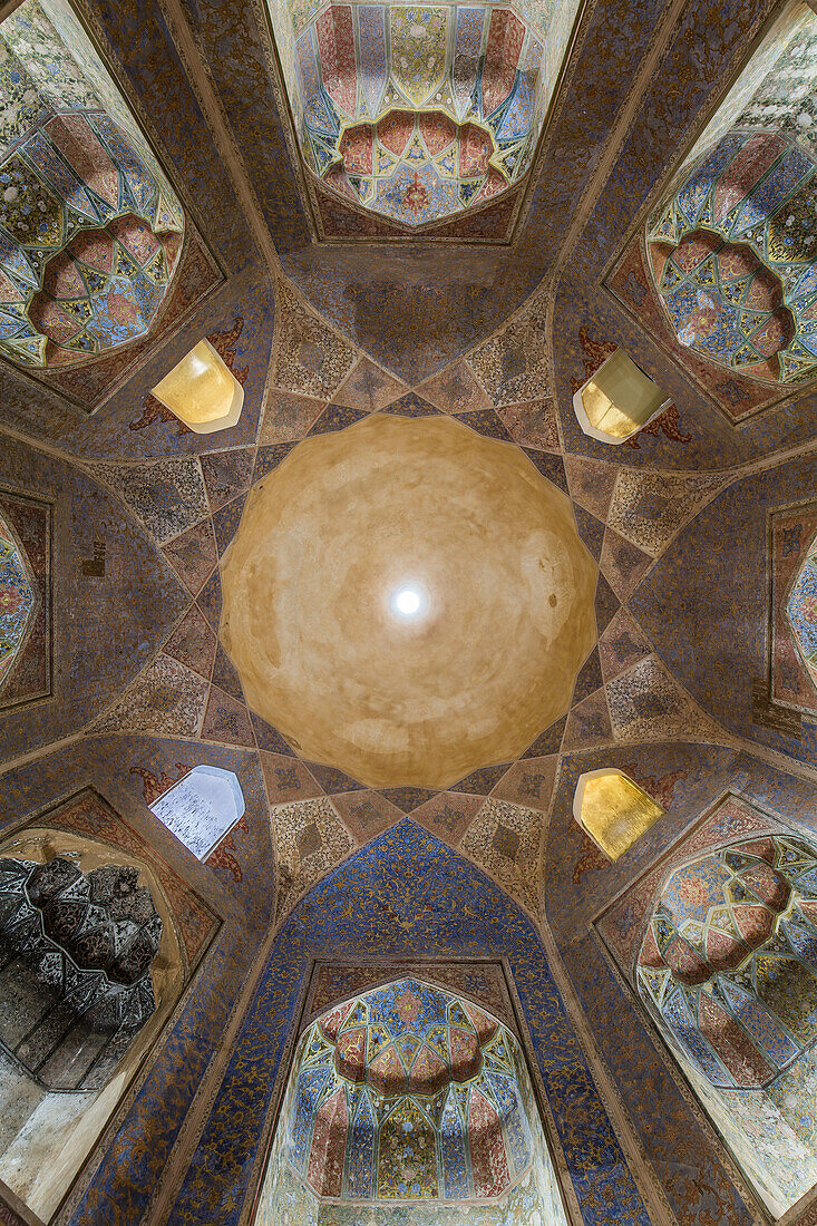 Kuppel des Khorshid Palastes, Kalat, Iran, Asien