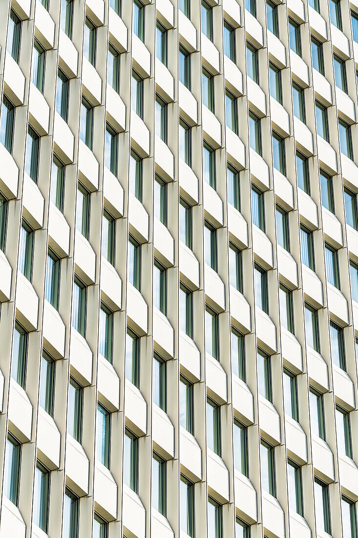 Facade of a high-rise building, Hamburg, Germany