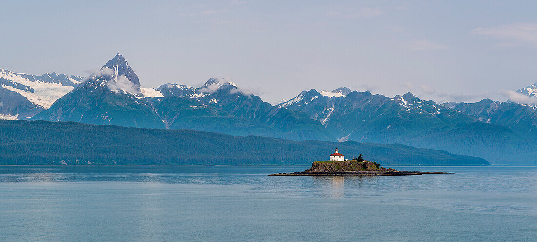 Eldred Rock Lighthouse, Chilkat Inlet, Alaska, USA