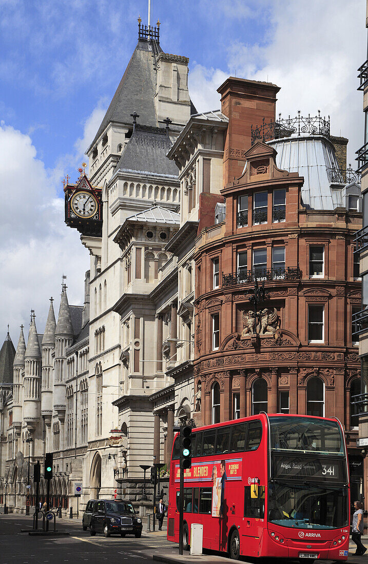 UK, England, London, City, Fleet Street, The Strand