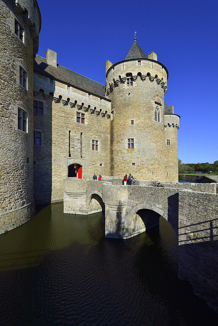 Europe, France, medieval castle Suscinio Sarzeau in Brittany