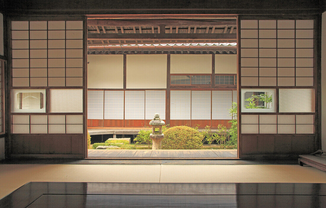 Japan, Takahashi, Raikyuji Temple, garden, Okayama Prefecture