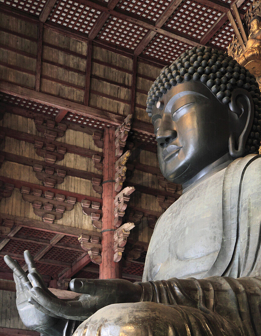 Japan, Nara, Todaiji Temple, Great Buddha, Daibutsu