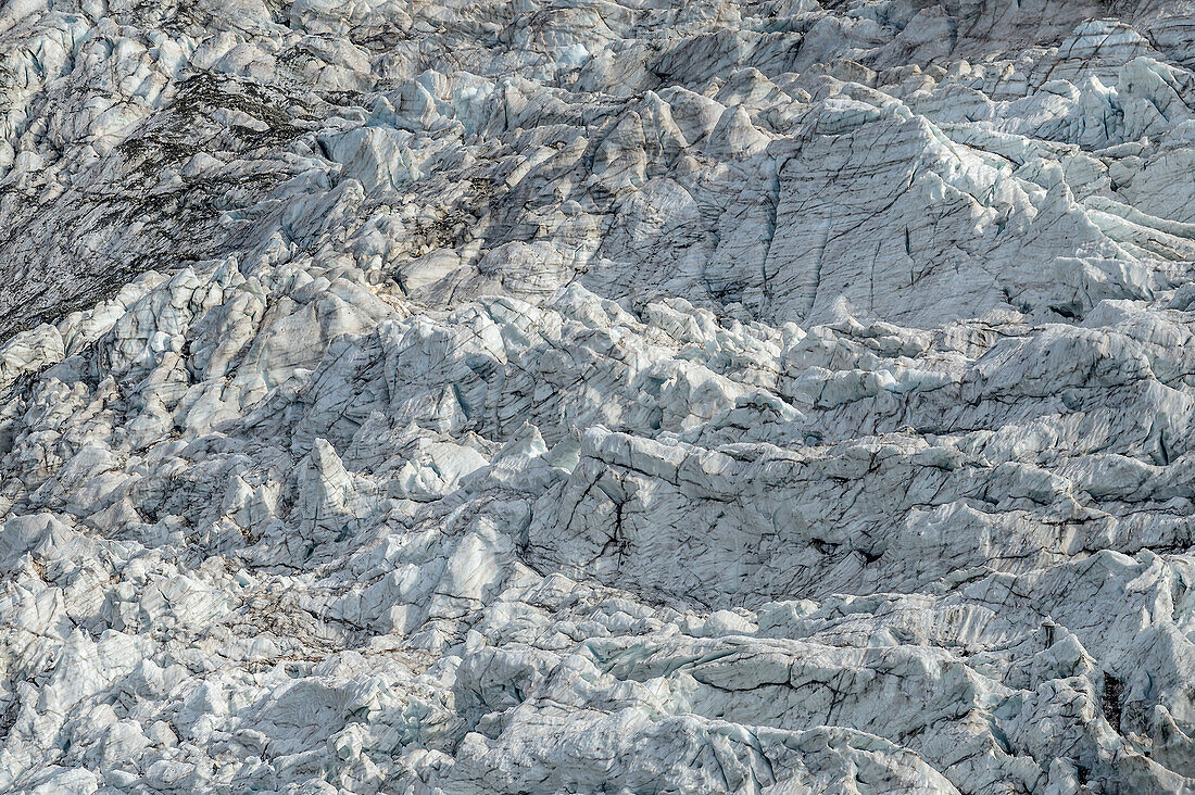 Gletscherbruch am Glacier Blanc, Glacier Blanc, Ecrins, Nationalpark Ecrins, Dauphine, Dauphiné, Hautes Alpes, Frankreich