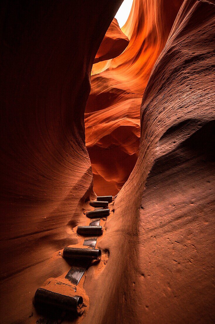 .Lower Antelope Canyon, Page, Navajo Nation, Arizona, USA.