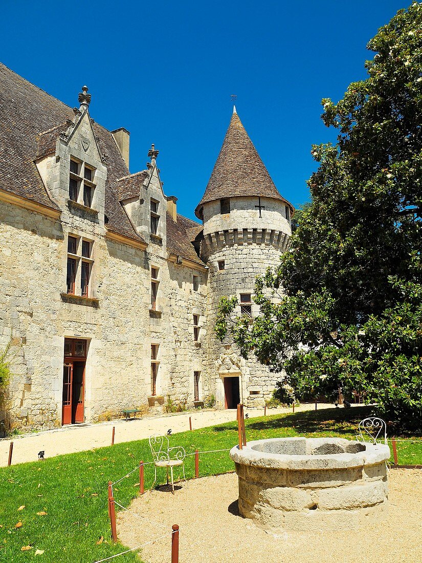 Chateau Bridoire, Dordogne Department, Nouvelle-Aquitaine, France.