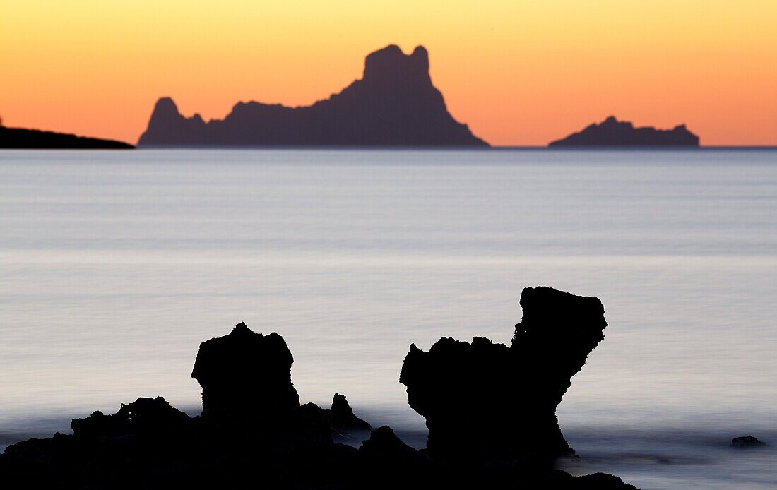 Ses Bassetes at dawn, Formentera, Balearic Islands, Spain