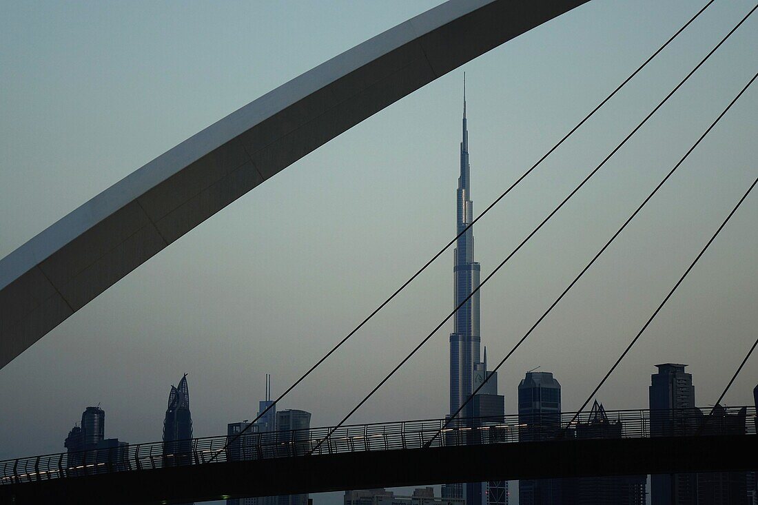 Tolerance Bridge, Burj Khalifa, Dubai, UAE, United Arab Emirates