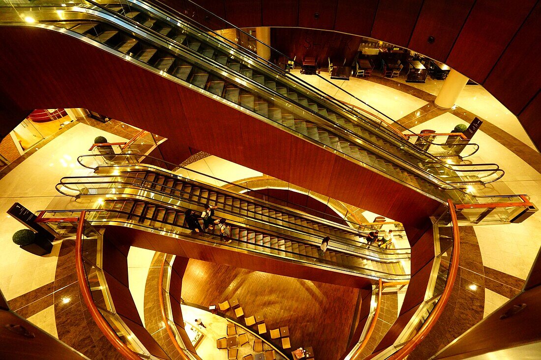Escalator, Dubai Mall, Downtown, Dubai, UAE, United Arab Emirates