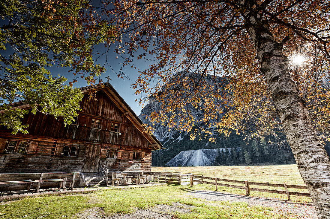 Kastenalm, Hinterautal, Hinterautal, Karwendel, Isar, Tirol, Österreich