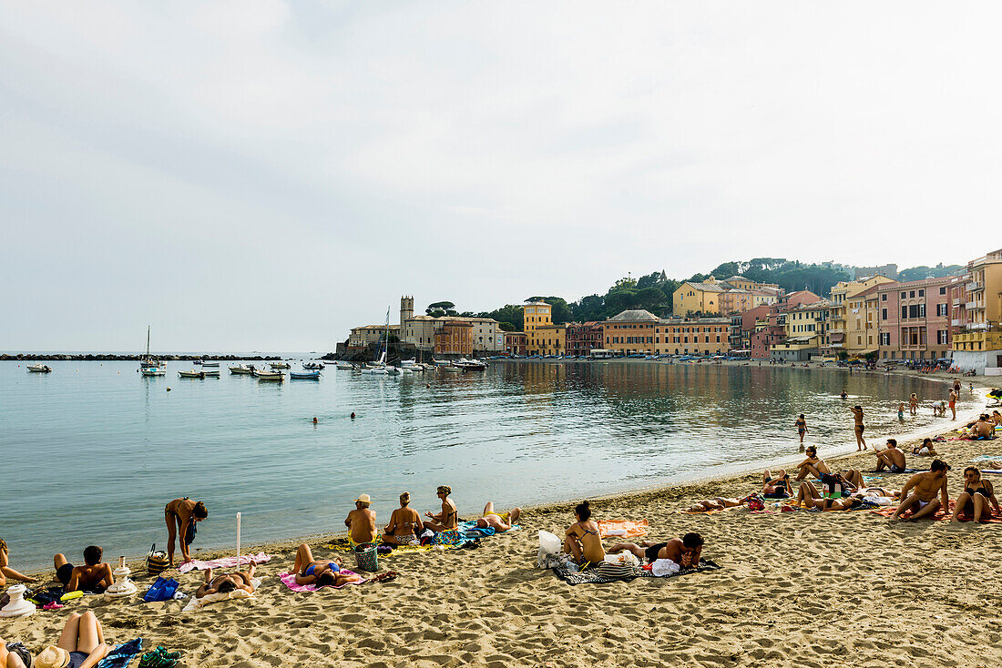 Baia del Silenzio, Sestri Levante, province Genoa, Riveria di Levante, Liguria, Italy