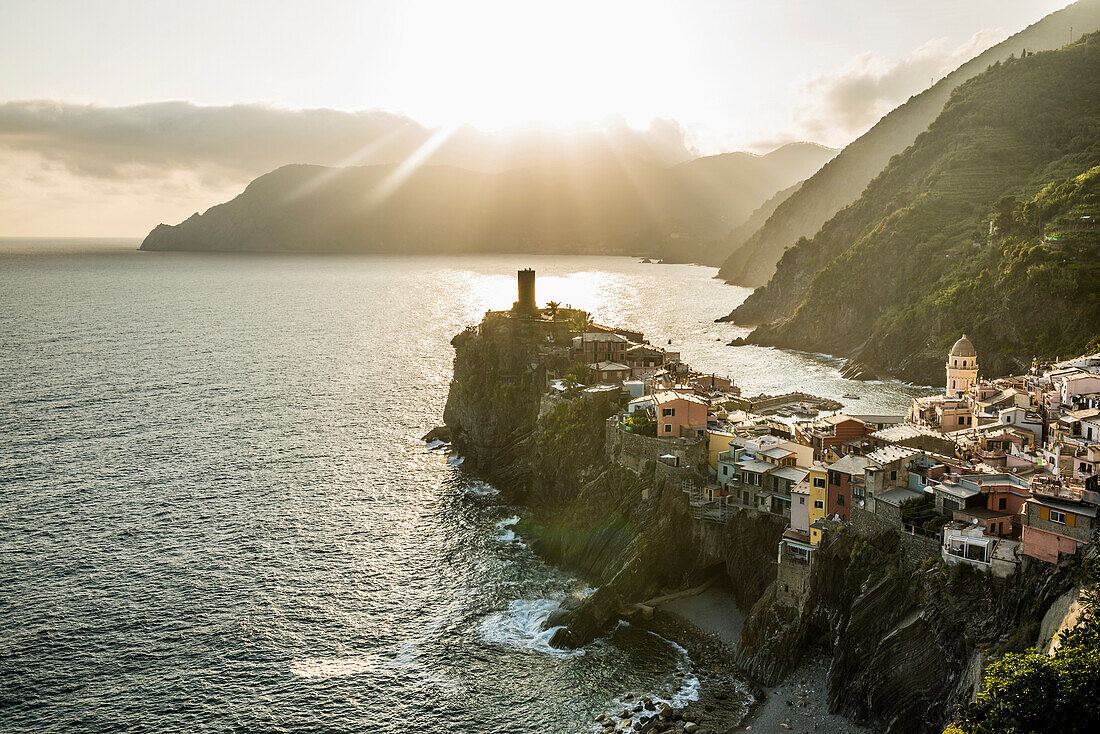 Vernazza, UNESCO Weltkulturerbe, Cinque Terre, Riviera di Levante, Provinz La Spezia, Ligurien, Italien