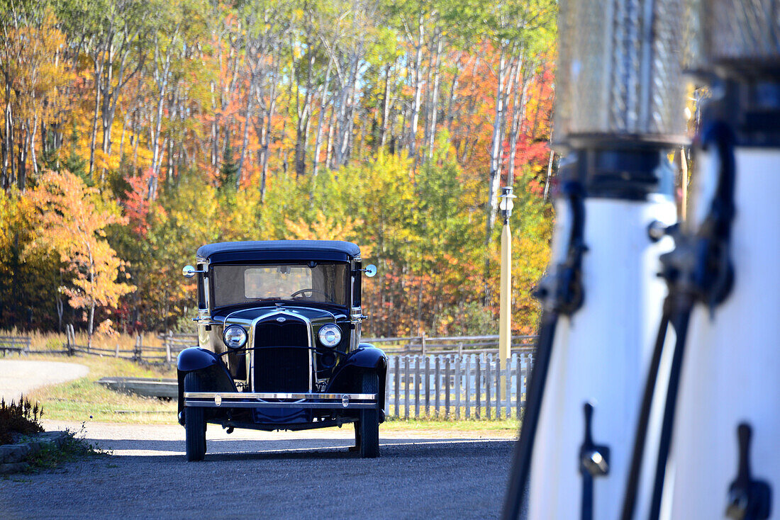 Acadia Historical Village near Caraquet at Gulf of St. Lawrence, New Brunswick, Canada