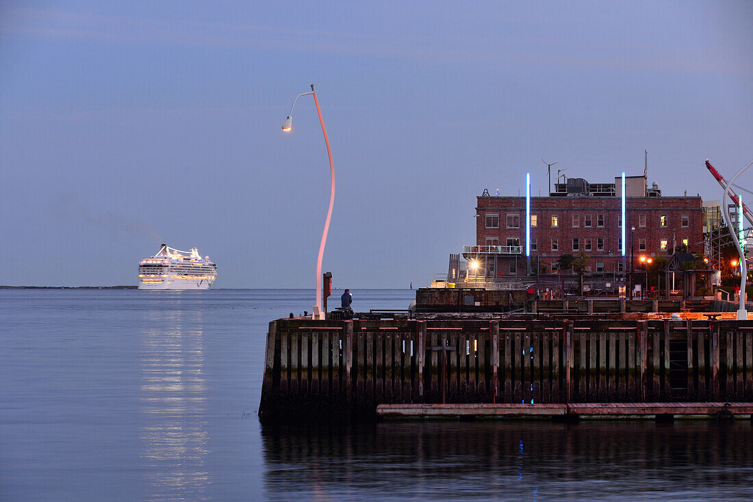 Cruiseship In the harbour, Halifax, Nova Scotia, Canada