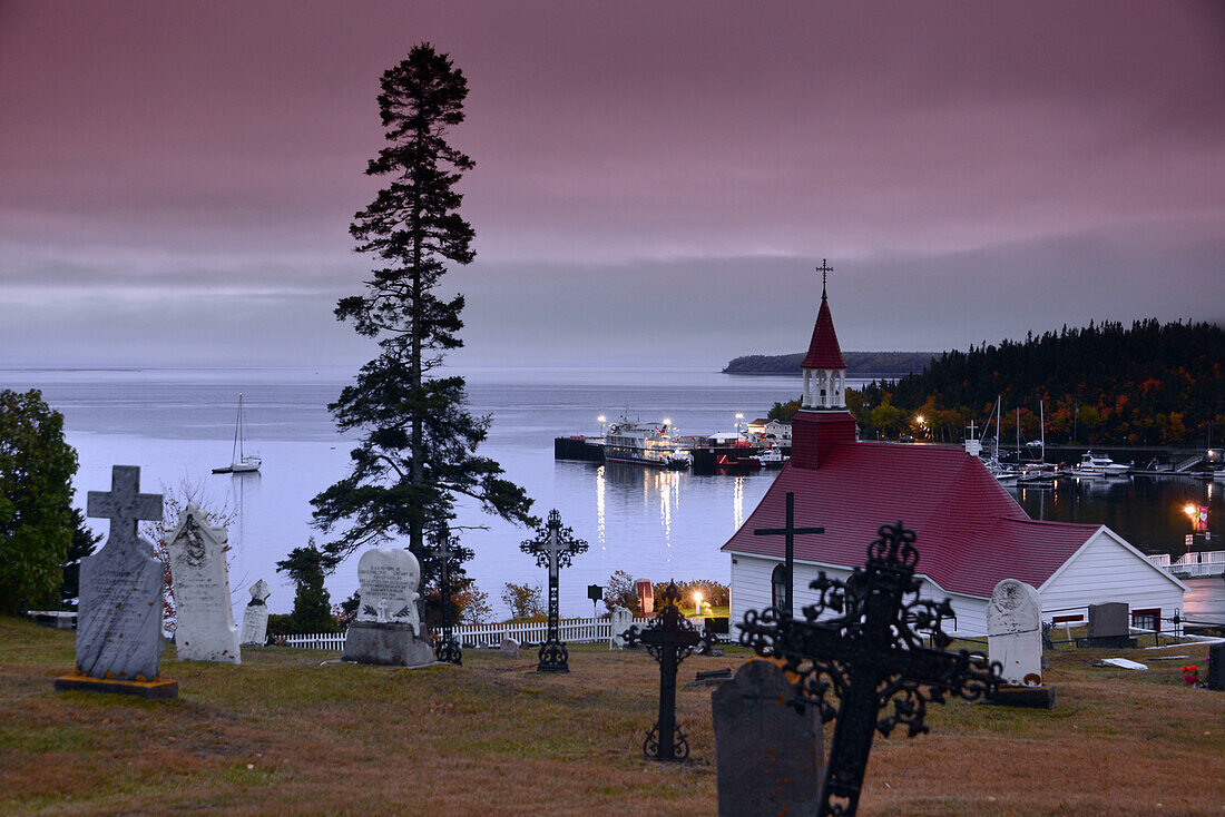 Tadoussac at St. Lawrence River, Quebec, Canada