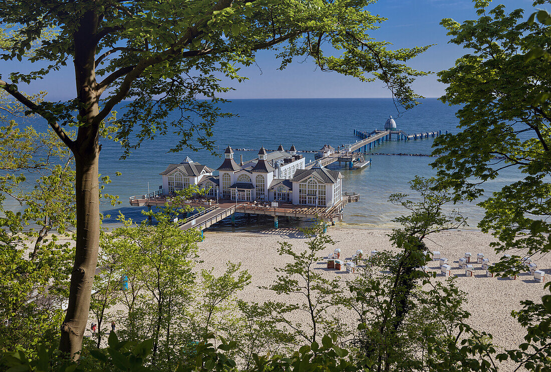 Seebrücke Sellin; Insel Rügen; Ostseeküste; Mecklenburg-Vorpommern; Deutschland