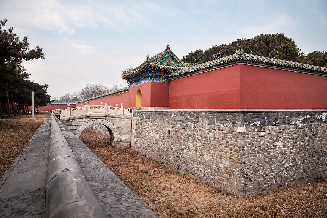 building at Temple of the Heaven Park, Beijing, China, Asia, UNESCO World Heritage