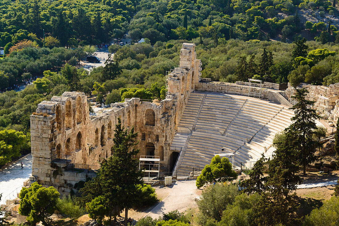 Amphietheater in der  Nähe der Acropolis, Athen, Griechenland
