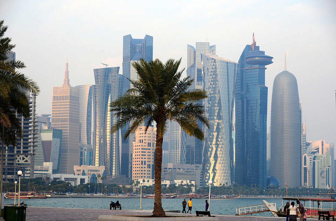 an der Corniche, Doha, Katar