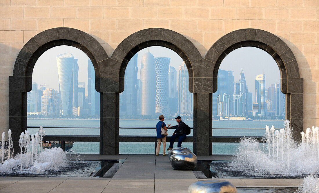 Blick vom Museum of Islamic Art, Doha, Katar