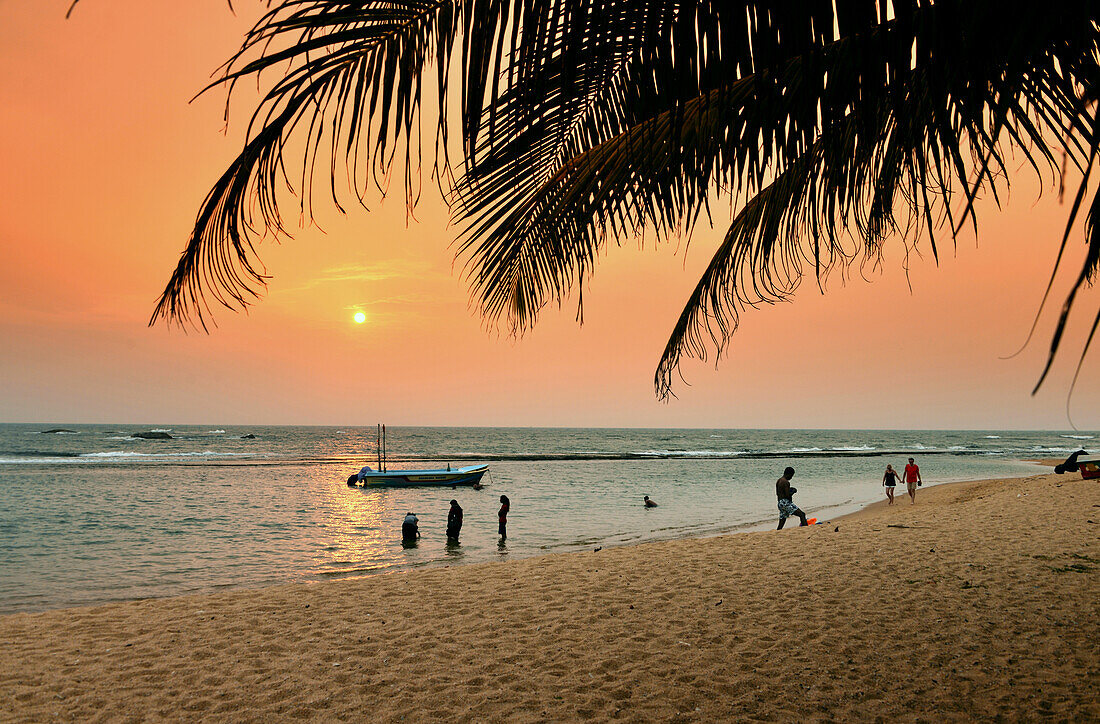Strand in Aluthgama bei Beruwela, Westküste, Sri Lanka