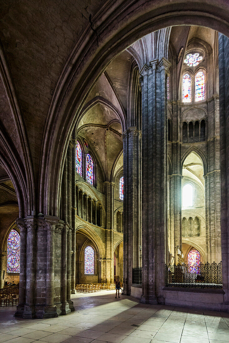 Kathedrale Saint Etienne, UNESCO-Weltkulturerbe, Bourges, Departement Cher, Region Centre-Val de Loire, Frankreich