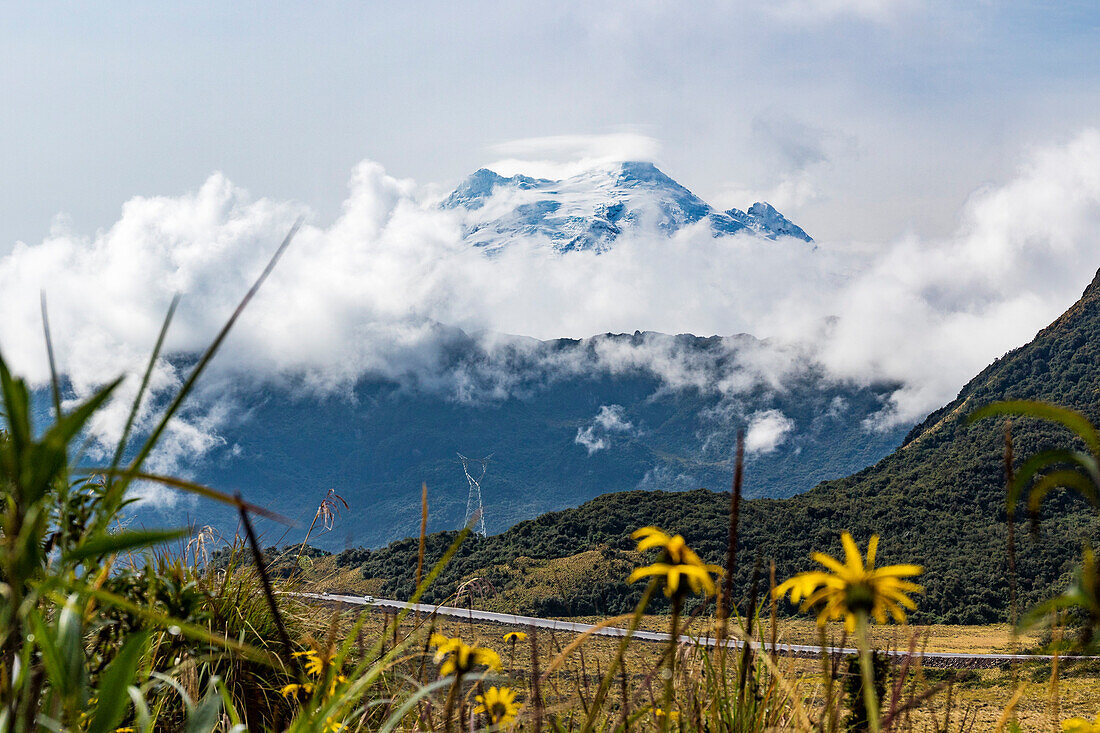 Vulkan Antisana, Provinz Napo, Ostkordillere, Ekuador, Südamerika