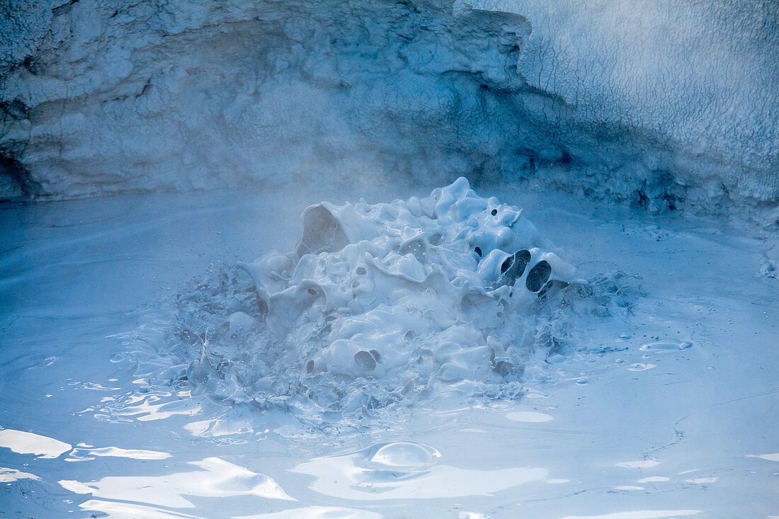 Bubble detail at Krafla, Hverir geothermal area, Nordurland eystra, Norther iceland, iceland
