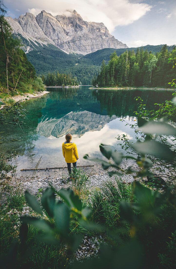 Eibsee, Garmisch Partenkirchen, Bayern, Deutschland