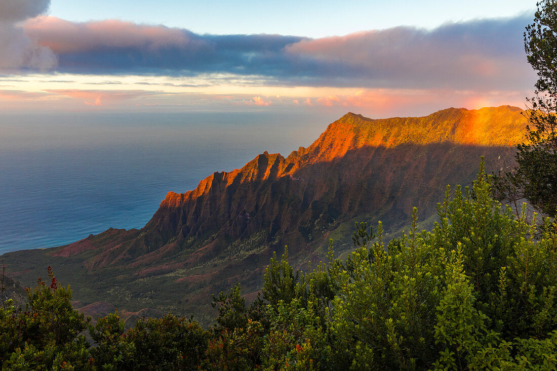 Küste Na Pali, Kauai-Insel, Hawaii, USA