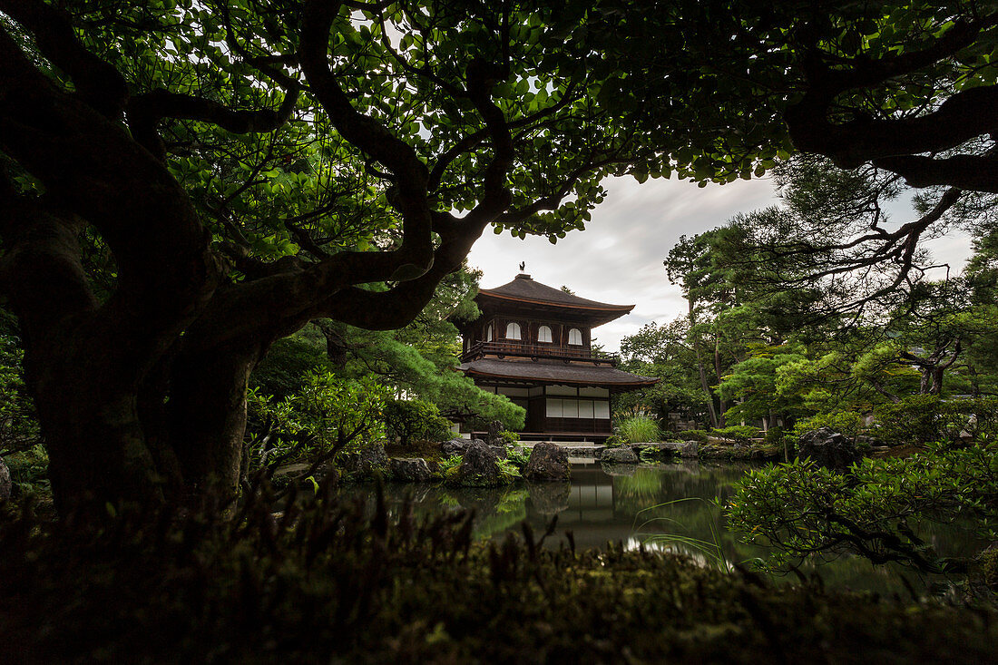 Ginkaku-ji shrine, silver temple, Kyoto, Japan, Asia