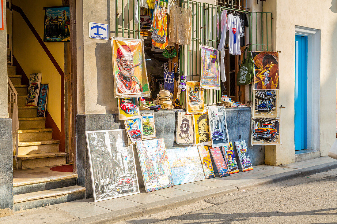 Souvenirladen in altem Havana, Havana, Havana Province, Kuba