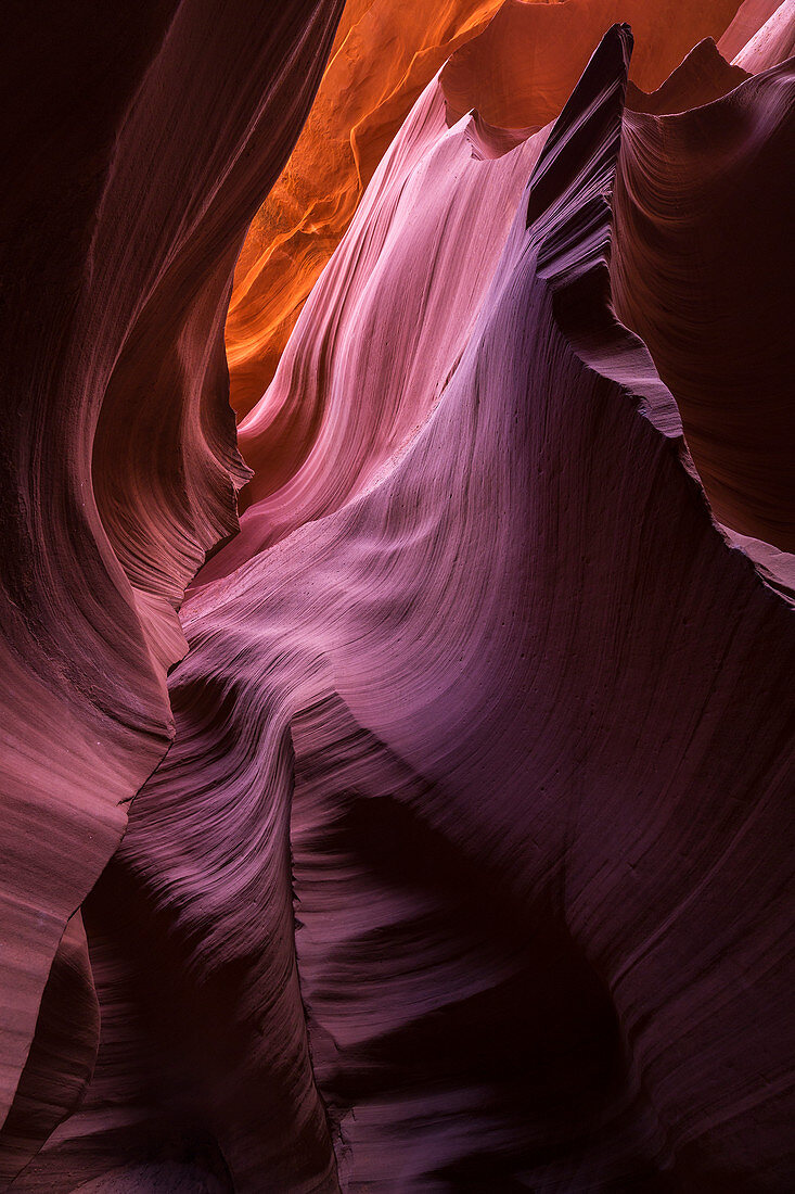 Die untere Antilopen-Schlucht, Page, Arizona, Nordamerika, USA