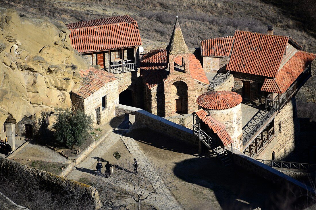 Am Kloster Davit Gareja, Kachetien, Ostgeorgien, Georgien