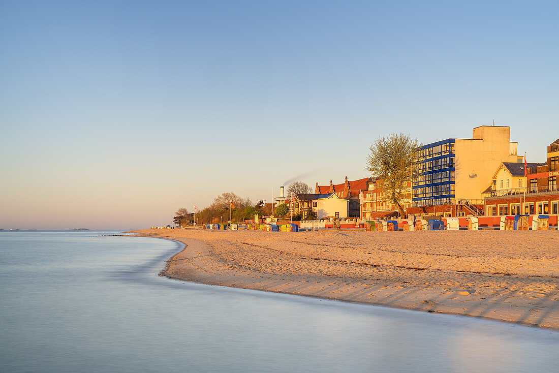 Blick auf Wyk auf der Insel Föhr, Nordfriesische Inseln, Schleswig-Holstein, Norddeutschland, Deutschland, Europa