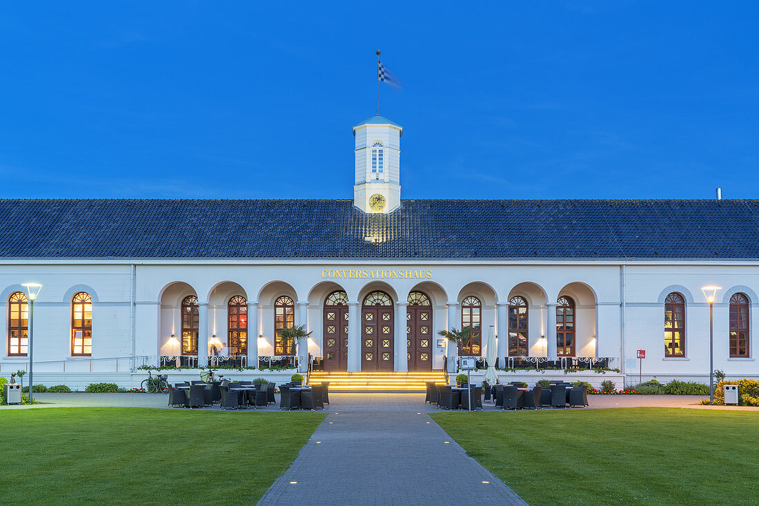 Kurhaus on the East Frisian Island Norderney, North Sea, Lower Saxony, Northern Germany, Germany, Europe