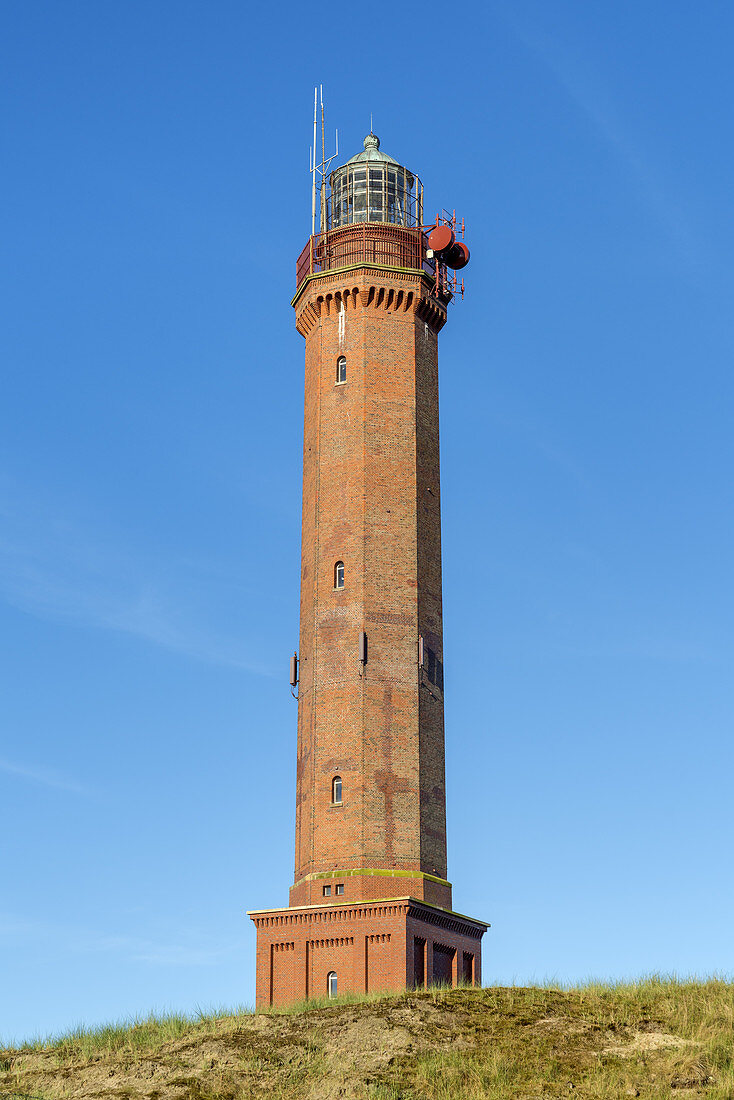 Großer Norderneyer Leuchtturm, Insel Norderney, Ostfriesland, Niedersachsen, Norddeutschland, Deutschland, Europa