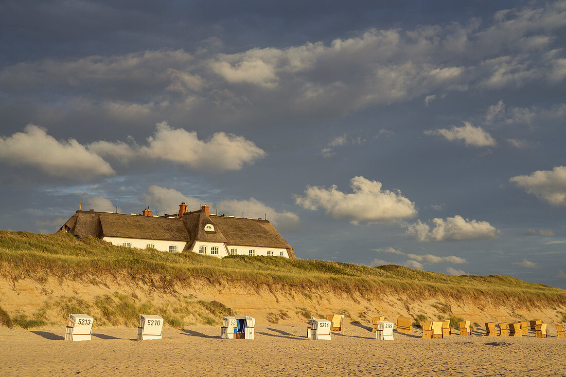 Hotel Söl'ring Hof in den Dünen in Rantum, Insel Sylt, Nordfriesland, Schleswig-Holstein, Norddeutschland, Deutschland, Europa