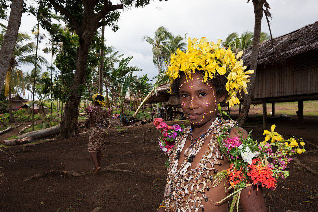 Mädchen von Kofure, Tufi, Oro Provinz, Papua Neuguinea