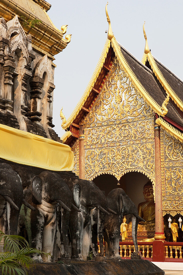 Buddhistischer Tempel Wat Chiang Man in Chiang Mai, Chiang Mai, Thailand