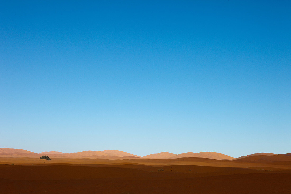 Dünenlandschaft der Erg Chebbi Wüste, Erg Chebbi, Merzouga, Errachidia, Marokko