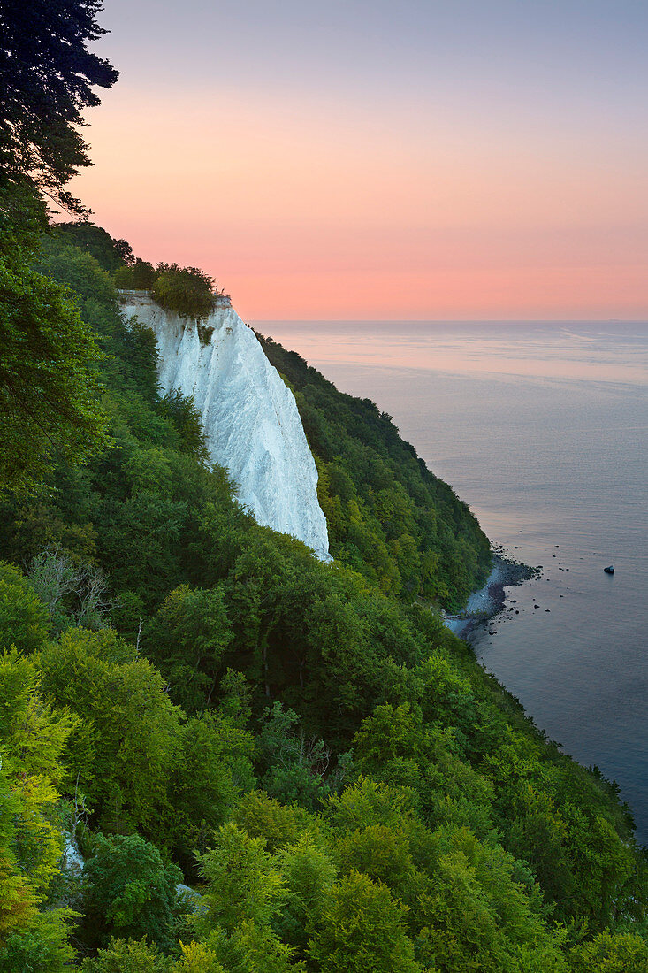 Blick zum Königsstuhl, Nationalpark Jasmund, Rügen, Ostsee, Mecklenburg-Vorpommern, Deutschland