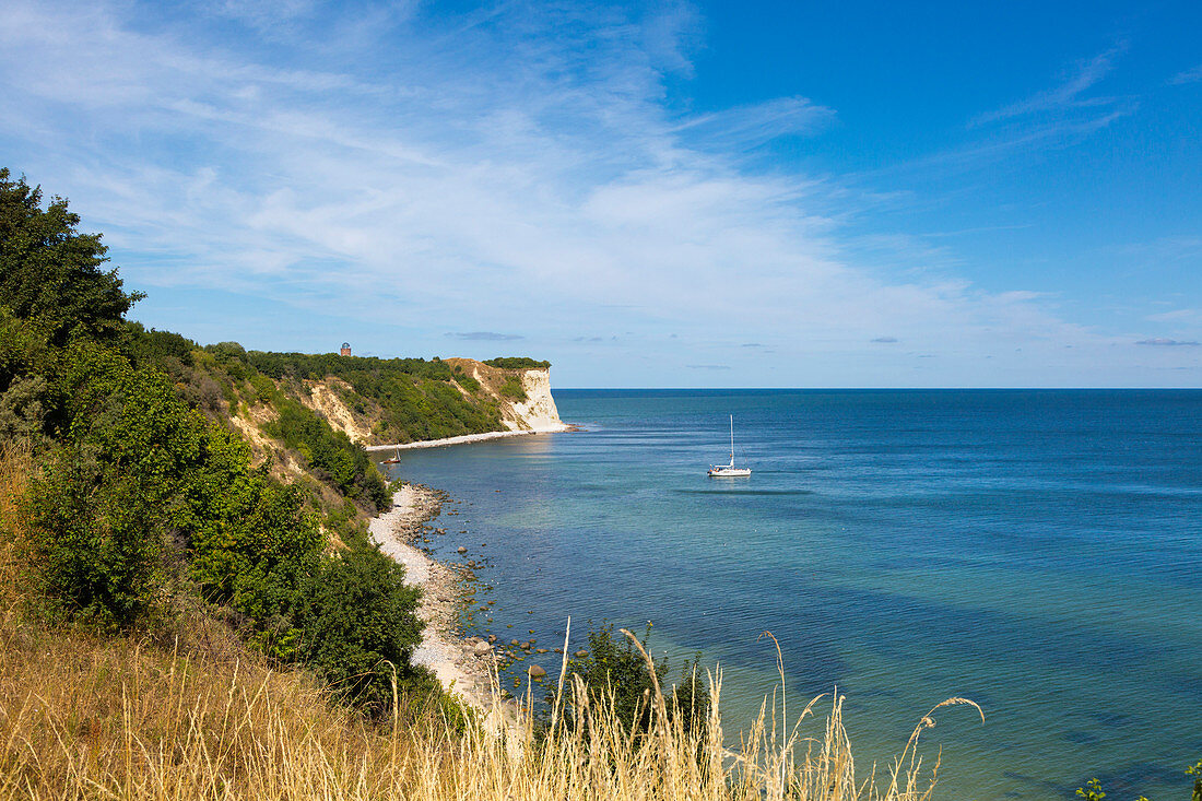 Blick zum Kap Arkona, Rügen, Ostsee, Mecklenburg-Vorpommern, Deutschland