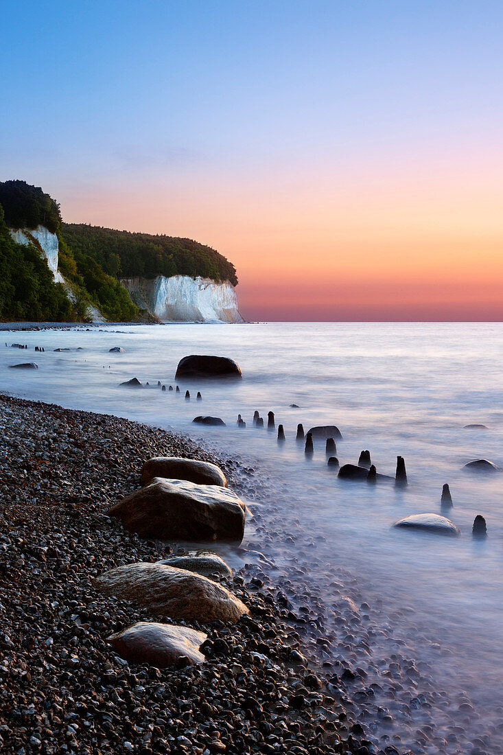 Chalk cliffs, Jasmund National Park, Rügen, Baltic Sea, Mecklenburg-Vorpommern, Germany